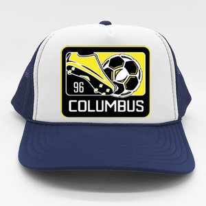 Cool Columbus Sc 96 Soccer Cleats Ball Trucker Hat