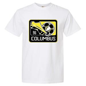 Cool Columbus Sc 96 Soccer Cleats Ball Garment-Dyed Heavyweight T-Shirt