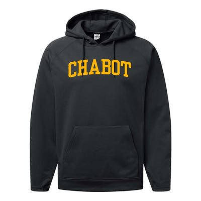 Chabot College Sports Fan Apparel Performance Fleece Hoodie