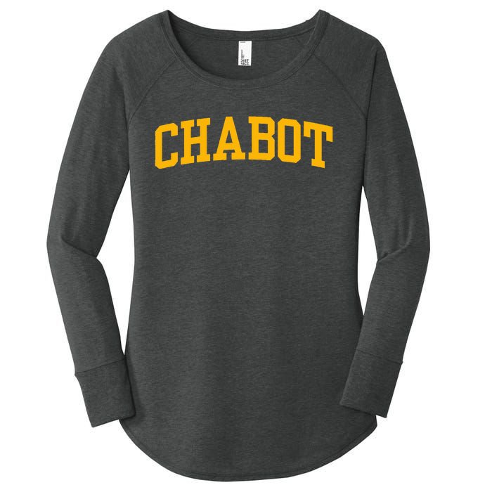 Chabot College Sports Fan Apparel Women's Perfect Tri Tunic Long Sleeve Shirt