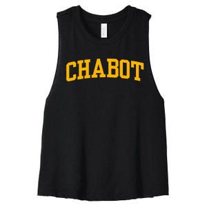 Chabot College Sports Fan Apparel Women's Racerback Cropped Tank