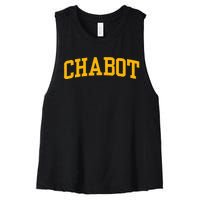 Chabot College Sports Fan Apparel Women's Racerback Cropped Tank