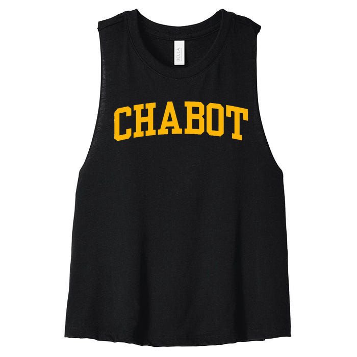 Chabot College Sports Fan Apparel Women's Racerback Cropped Tank