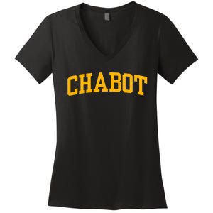 Chabot College Sports Fan Apparel Women's V-Neck T-Shirt