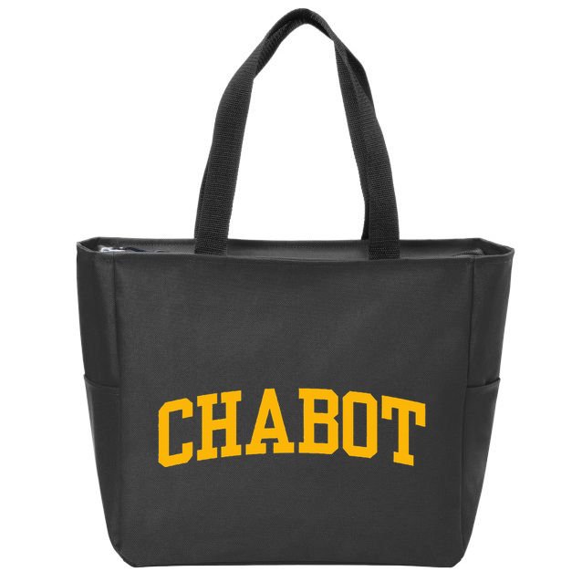 Chabot College Sports Fan Apparel Zip Tote Bag