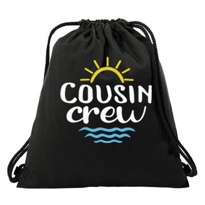 Cousin Crew Summer Vacation Holiday Matching Team Group Drawstring Bag