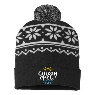 Cousin Crew Summer Vacation Holiday Matching Team Group USA-Made Snowflake Beanie