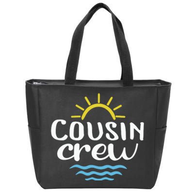 Cousin Crew Summer Vacation Holiday Matching Team Group Zip Tote Bag