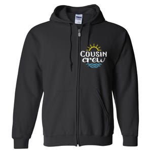 Cousin Crew Summer Vacation Holiday Matching Team Group Full Zip Hoodie