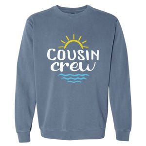 Cousin Crew Summer Vacation Holiday Matching Team Group Garment-Dyed Sweatshirt