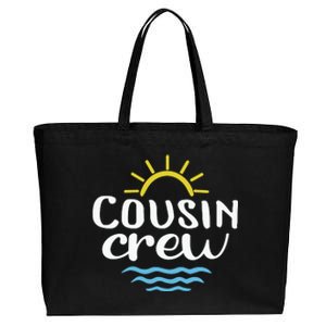 Cousin Crew Summer Vacation Holiday Matching Team Group Cotton Canvas Jumbo Tote