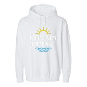 Cousin Crew Summer Vacation Holiday Matching Team Group Garment-Dyed Fleece Hoodie