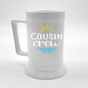 Cousin Crew Summer Vacation Holiday Matching Team Group Beer Stein