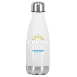 Cousin Crew Summer Vacation Holiday Matching Team Group Stainless Steel Insulated Water Bottle