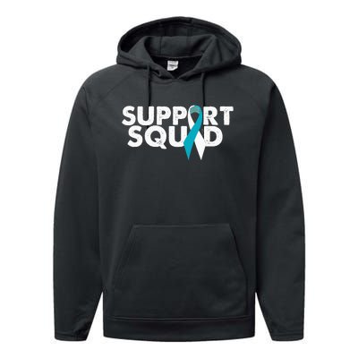 Cervical Cancer Support Performance Fleece Hoodie