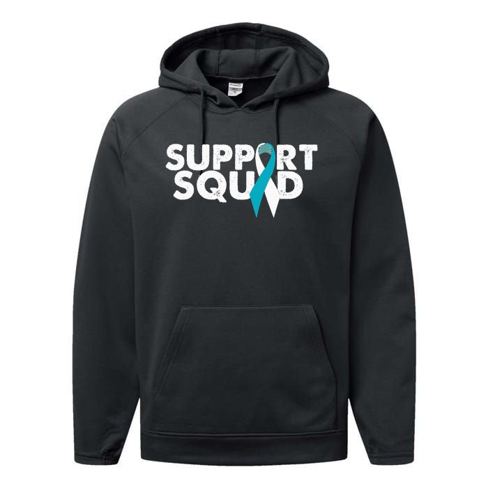 Cervical Cancer Support Performance Fleece Hoodie