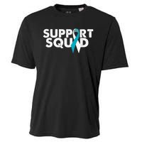 Cervical Cancer Support Cooling Performance Crew T-Shirt