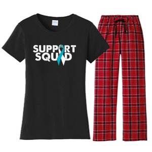 Cervical Cancer Support Women's Flannel Pajama Set