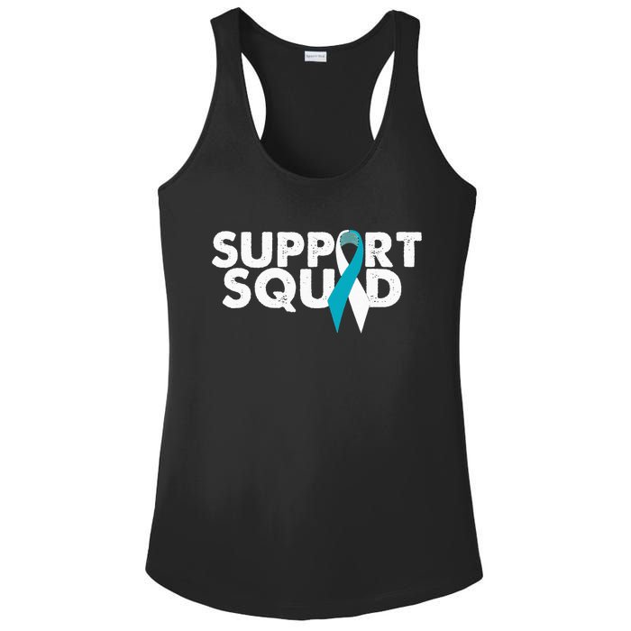 Cervical Cancer Support Ladies PosiCharge Competitor Racerback Tank