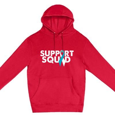 Cervical Cancer Support Premium Pullover Hoodie