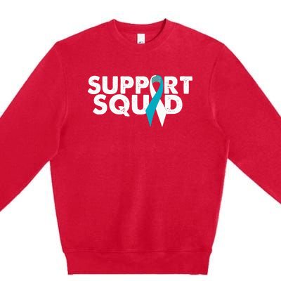 Cervical Cancer Support Premium Crewneck Sweatshirt