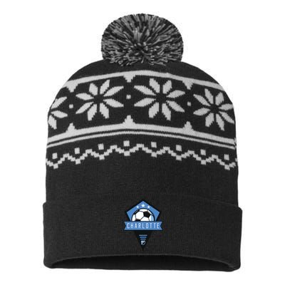 Cool Charlotte Soccer Jersey USA-Made Snowflake Beanie