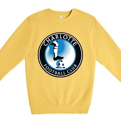 Cool Charlotte Soccer Team Football Club Premium Crewneck Sweatshirt