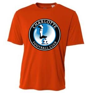 Cool Charlotte Soccer Team Football Club Cooling Performance Crew T-Shirt