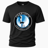 Cool Charlotte Soccer Team Football Club Cooling Performance Crew T-Shirt