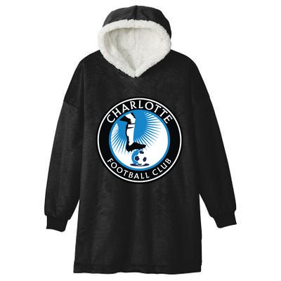Cool Charlotte Soccer Team Football Club Hooded Wearable Blanket