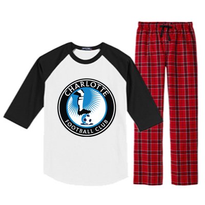 Cool Charlotte Soccer Team Football Club Raglan Sleeve Pajama Set