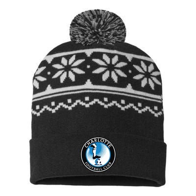 Cool Charlotte Soccer Team Football Club USA-Made Snowflake Beanie