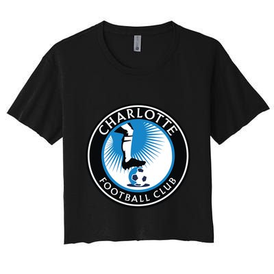Cool Charlotte Soccer Team Football Club Crop Top