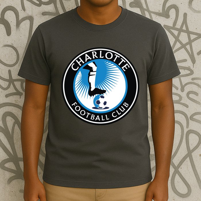 Cool Charlotte Soccer Team Football Club T-Shirt
