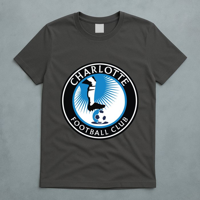 Cool Charlotte Soccer Team Football Club T-Shirt
