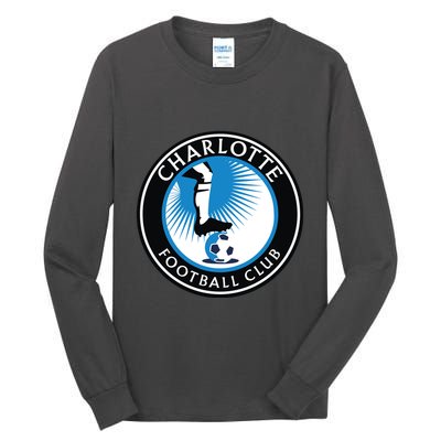 Cool Charlotte Soccer Team Football Club Tall Long Sleeve T-Shirt