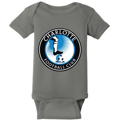 Cool Charlotte Soccer Team Football Club Baby Bodysuit
