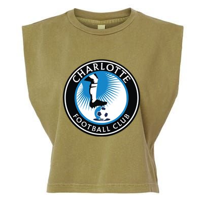 Cool Charlotte Soccer Team Football Club Garment-Dyed Women's Muscle Tee