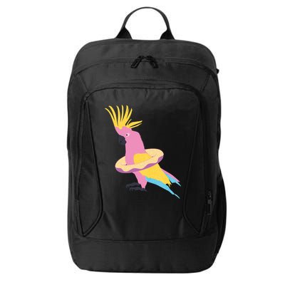 Cockatiel Cockatoo Summer Vacay Party Beach Vibes Funny Gift City Backpack