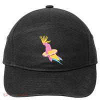 Cockatiel Cockatoo Summer Vacay Party Beach Vibes Funny Gift 7-Panel Snapback Hat