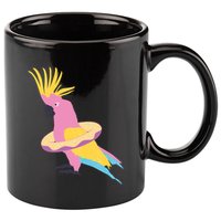 Cockatiel Cockatoo Summer Vacay Party Beach Vibes Funny Gift 11oz C Handle Ceramic Mug