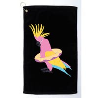 Cockatiel Cockatoo Summer Vacay Party Beach Vibes Funny Gift Golf Towel