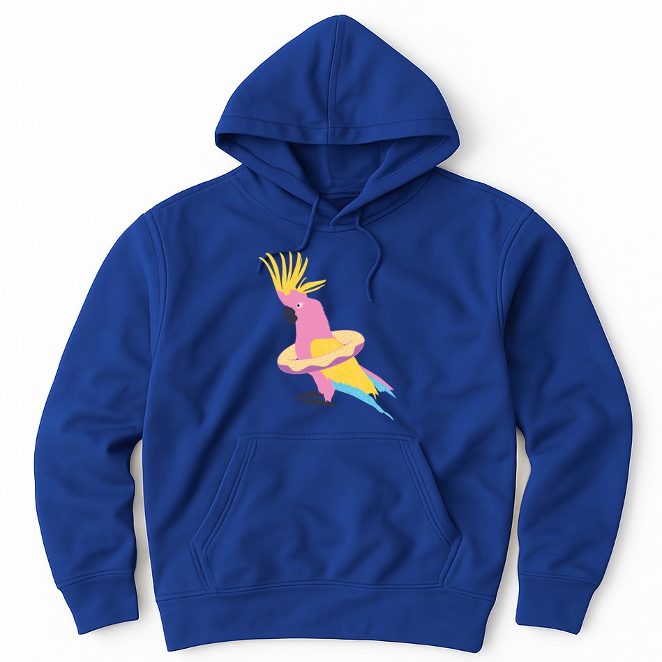 Cockatiel Cockatoo Summer Vacay Party Beach Vibes Funny Gift Hoodie
