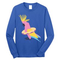Cockatiel Cockatoo Summer Vacay Party Beach Vibes Funny Gift Long Sleeve Shirt