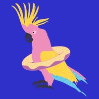 Cockatiel Cockatoo Summer Vacay Party Beach Vibes Funny Gift Long Sleeve Shirt