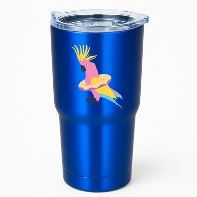 Cockatiel Cockatoo Summer Vacay Party Beach Vibes Funny Gift Tumbler
