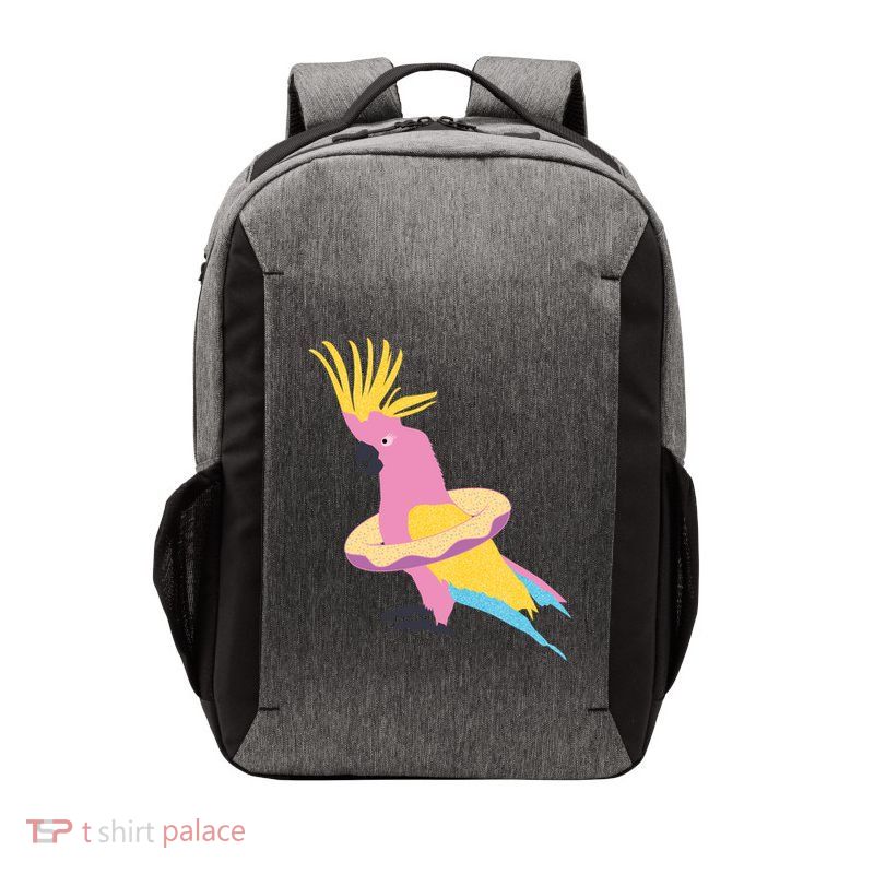 Cockatiel Cockatoo Summer Vacay Party Beach Vibes Funny Gift Vector Backpack