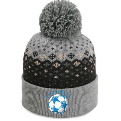 Cool Charlotte Soccer Football The Baniff Cuffed Pom Beanie