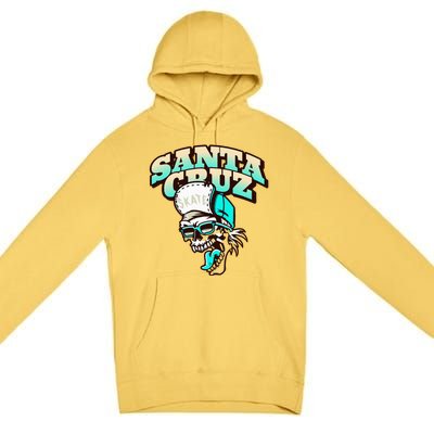 Classic California Skater Santa Cruz Premium Pullover Hoodie