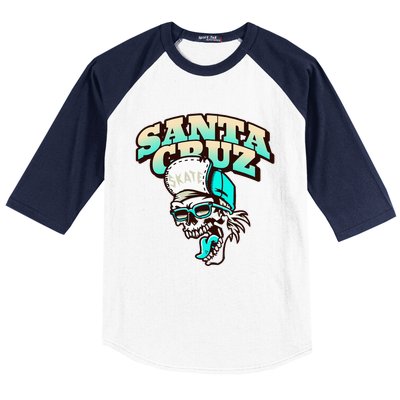 Classic California Skater Santa Cruz Baseball Sleeve Shirt